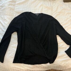 Express light weight open front sweater